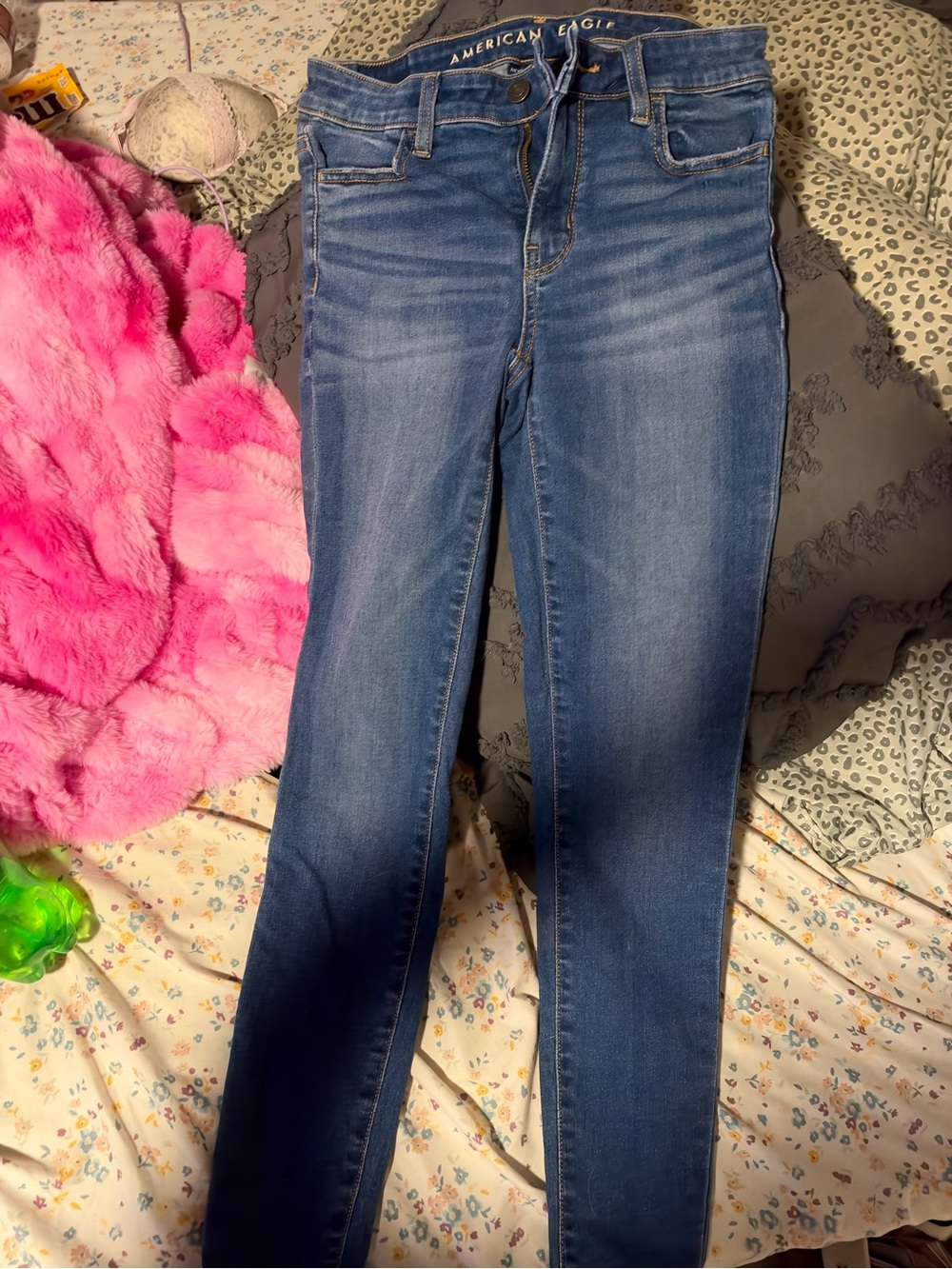 American Eagle Outfitters Skinny Jeans - Medium Blue Wash